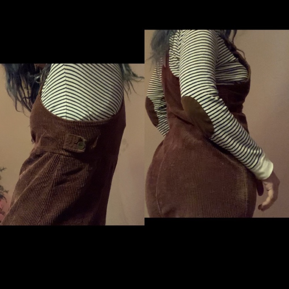 90’s vintage Real Comfort corduroy overall dress